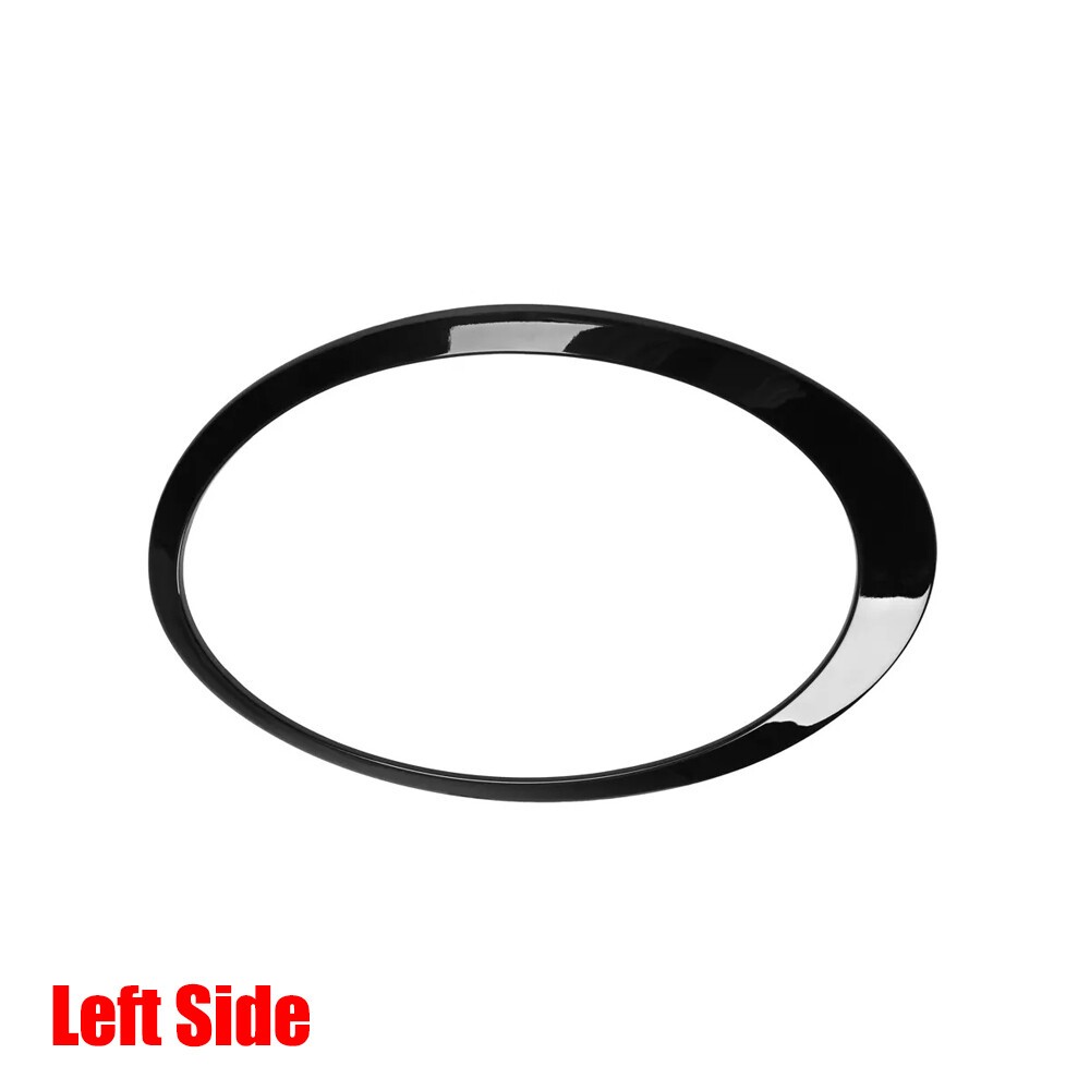 Pair For MINI Clubman F54 2014-2019 Headlight Trim Ring Chrome Left +Right ABS
