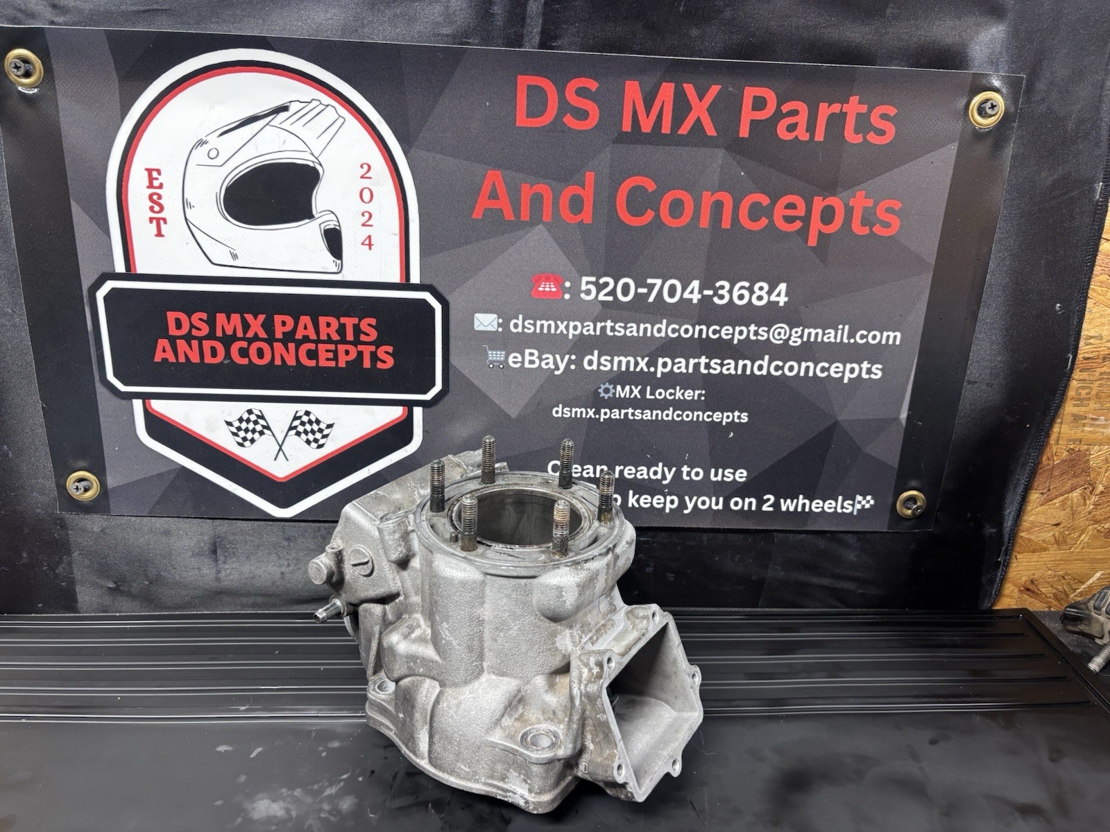 2006 06-07 KX250 KX 250 Cylinder Jug Barrel Top End Plated Engine DAMAGED CORE