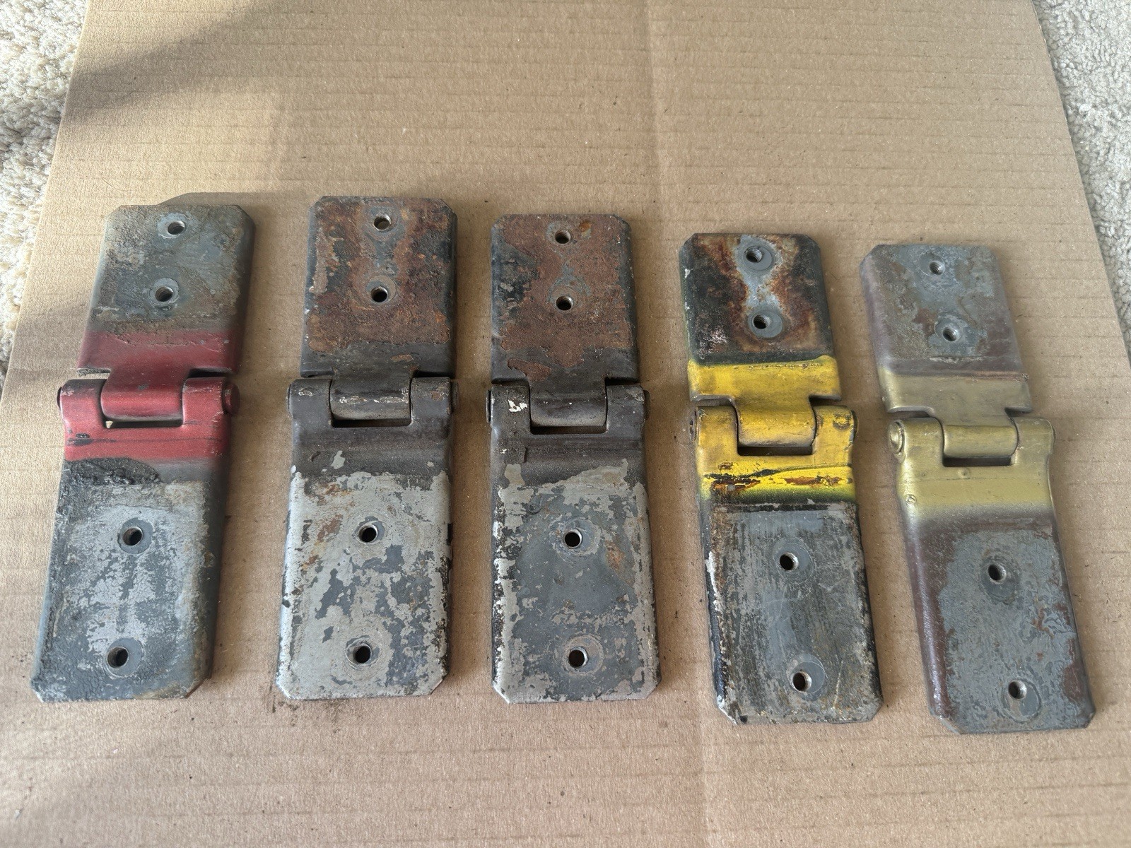 1973-1988 Bertone Fiat X 1/9 19 Hinges Trunk lid  Pair Working