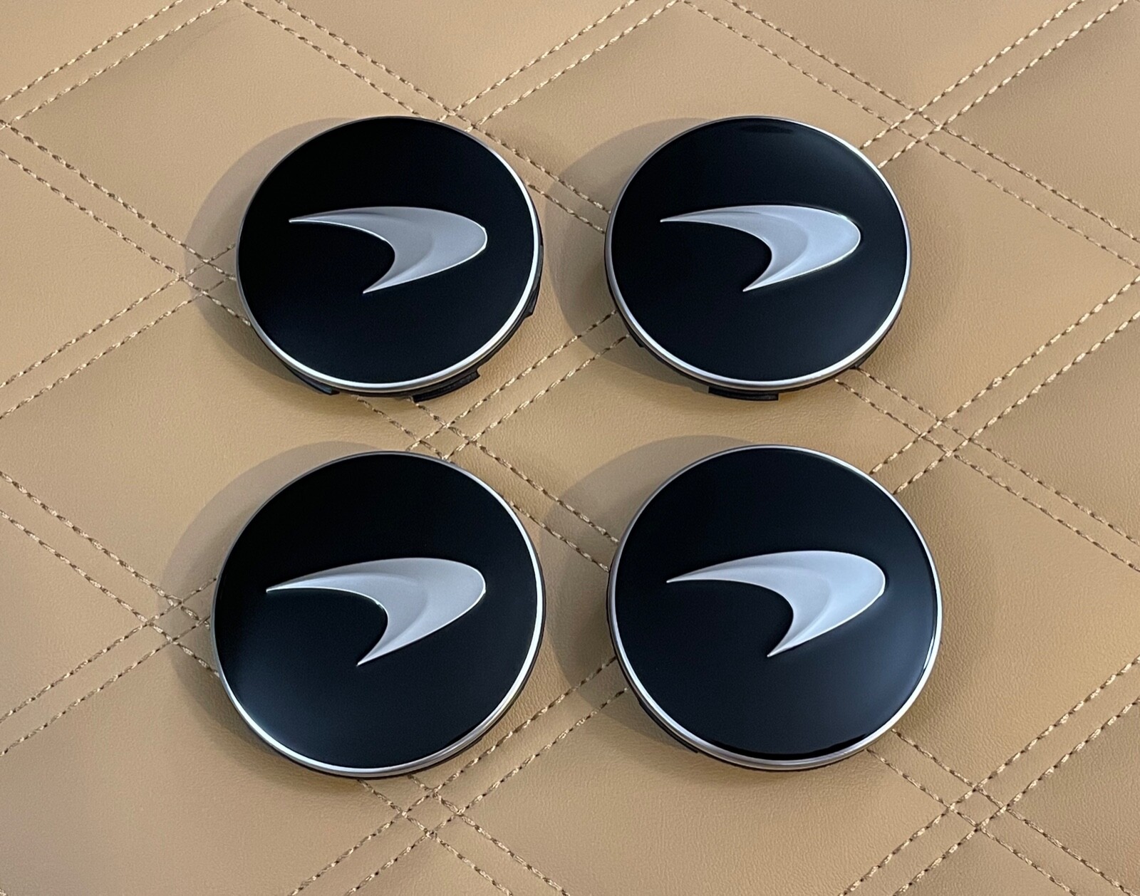 MCLAREN OEM MSO WHEEL CENTER CAPS 570S 570GT 600LT 570GT 720S Brand NEW Set of 4