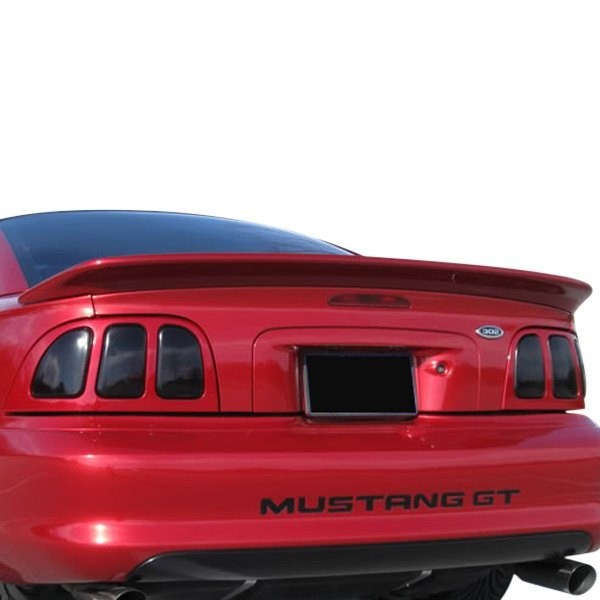 For Ford Mustang 94-98 Spoiler Custom Saleen Style Fiberglass Flush Mount Rear