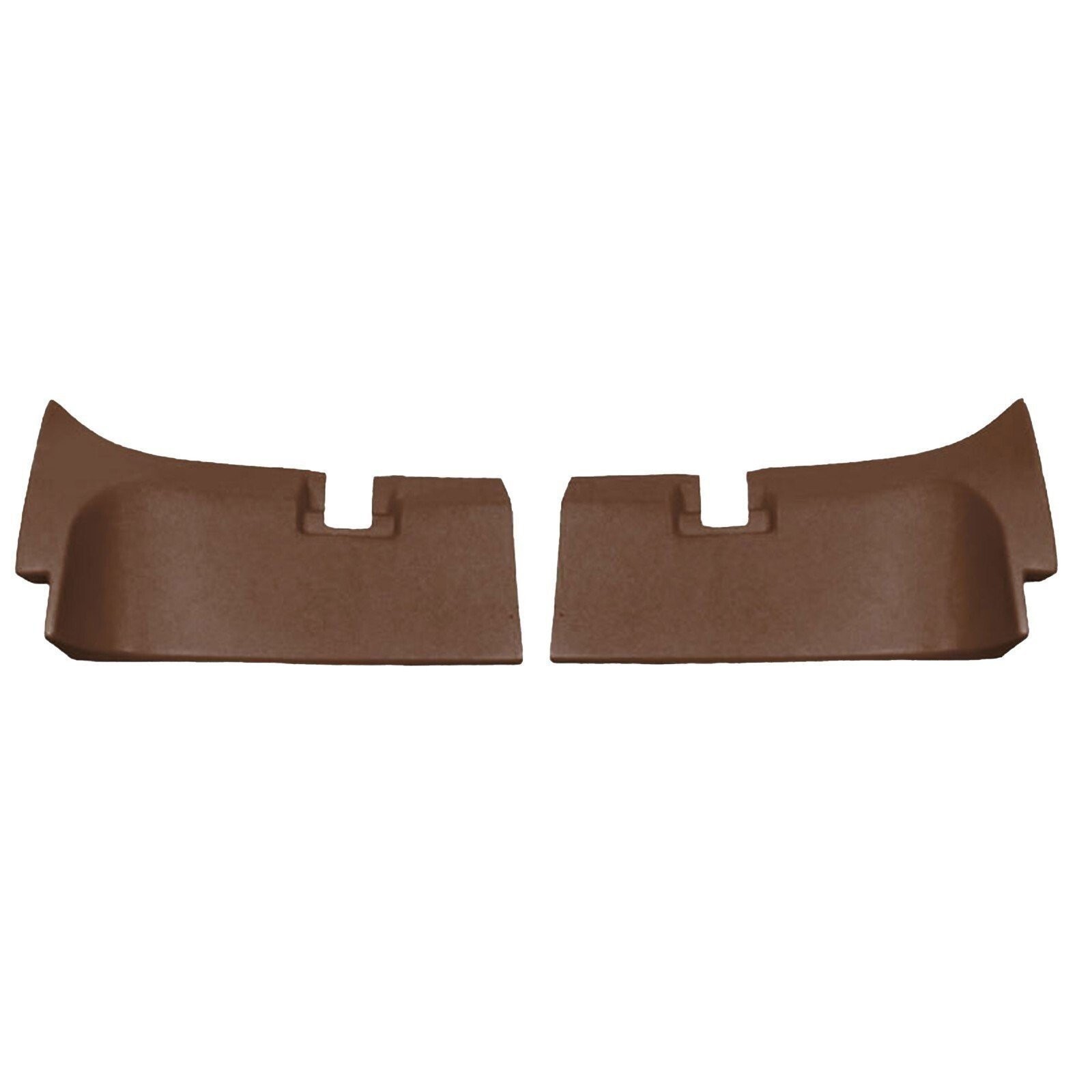2pc Molded Rear Interior Roof Panels for 1970 & 73 C3 Corvette Cpe - Dark Saddle