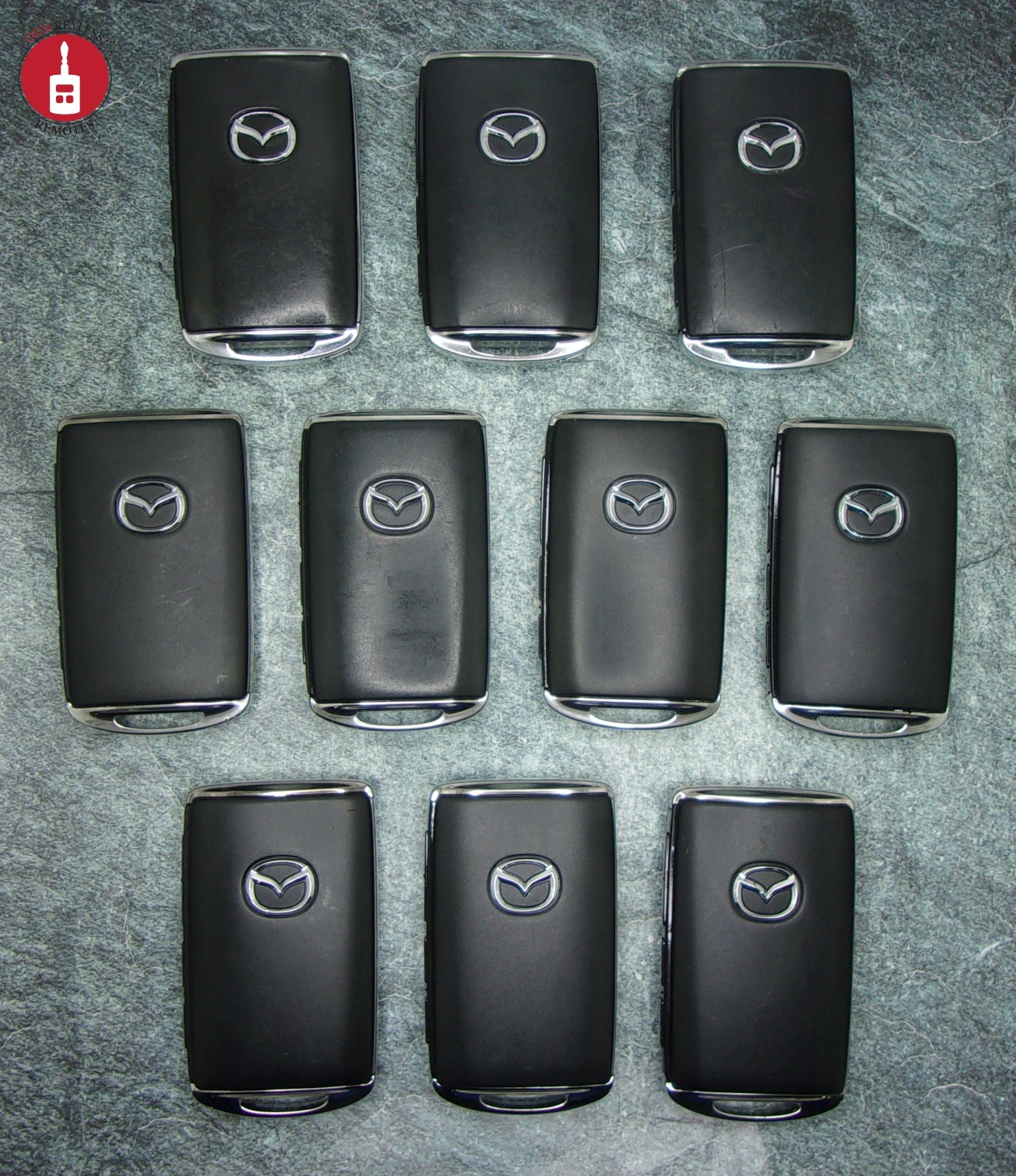 OEM Mazda Lot of 10 Keyless Entry Smart Remotes Used Transmitter WAZSKE11D01
