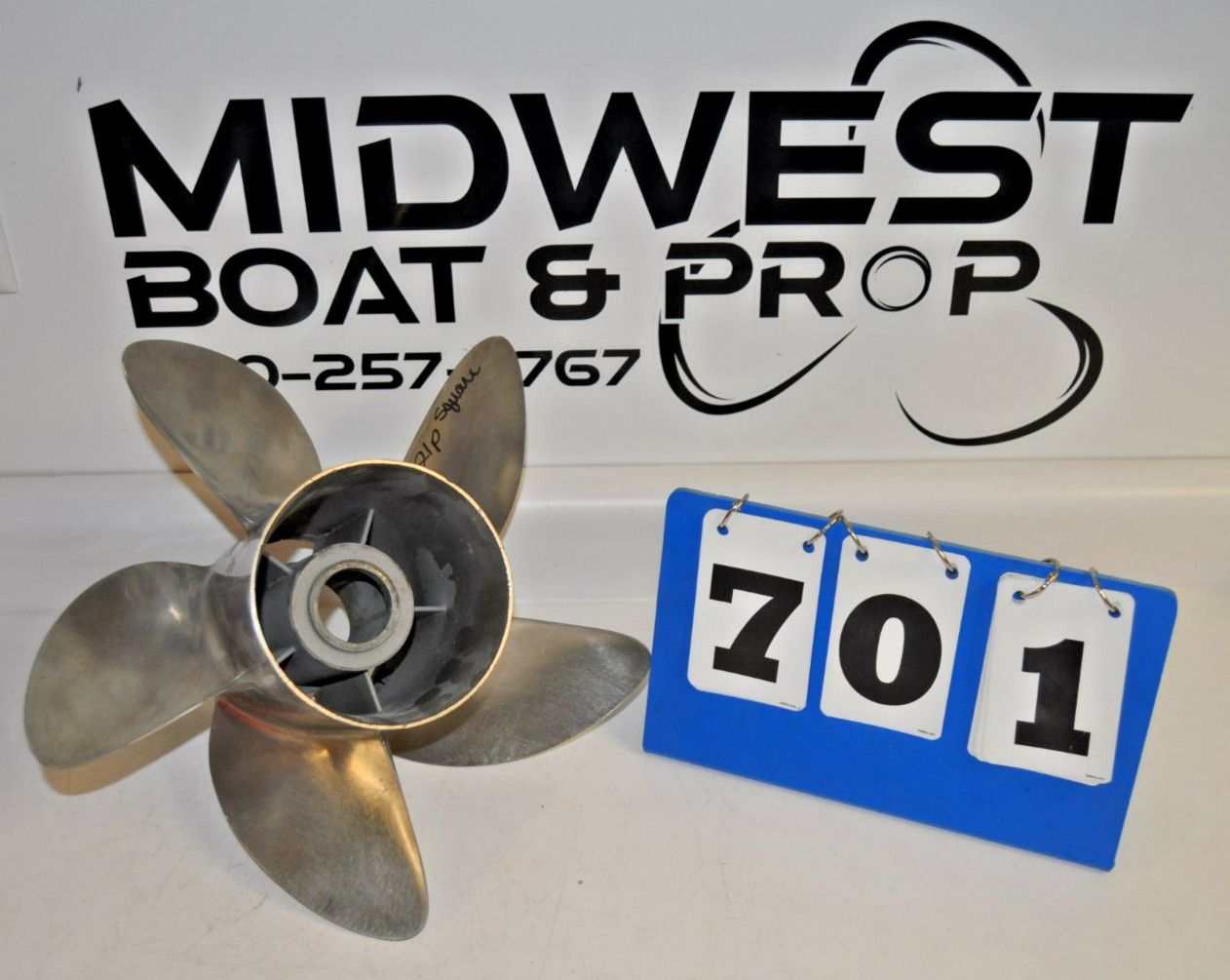 MERCURY 12.5 x 21 HIGH FIVE STAINLESS STEEL PROPELLER