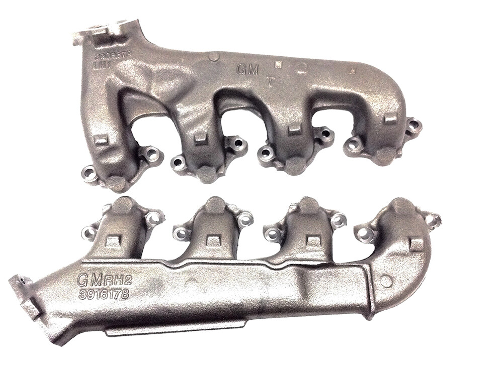 Exhaust Manifolds -Big Block Pair W/O Air Injection Ports for 1966-1972 Chevelle
