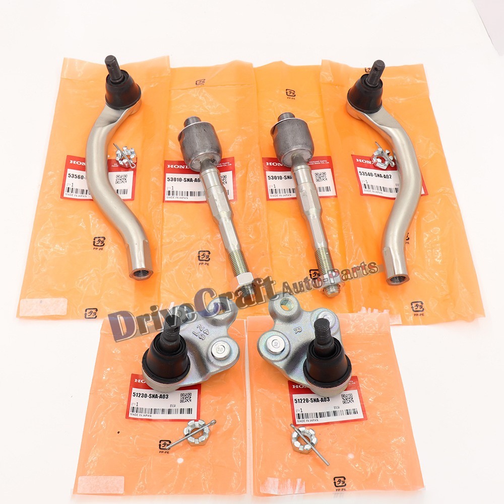 1 Set OEM Front Tie Rod End with Lower Ball Joint For Honda Civic 1.8L 2006-2011