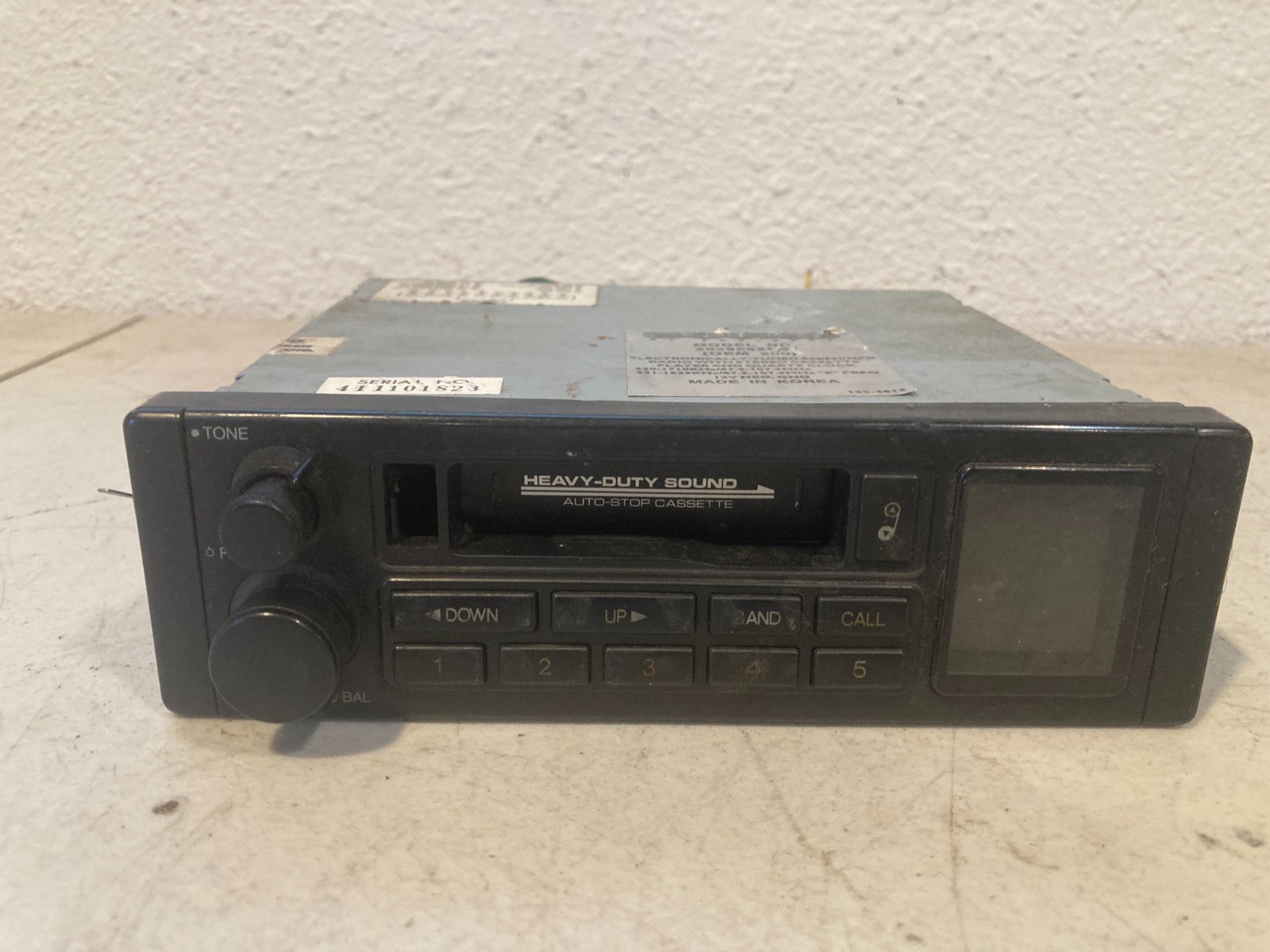 Vintage Heavy-Duty Sound Cassette Player Car Stereo Radio Head Unit Gear Vintage Heavy-Duty Sound Cassette Player Car Stereo Radio Head Unit Gear