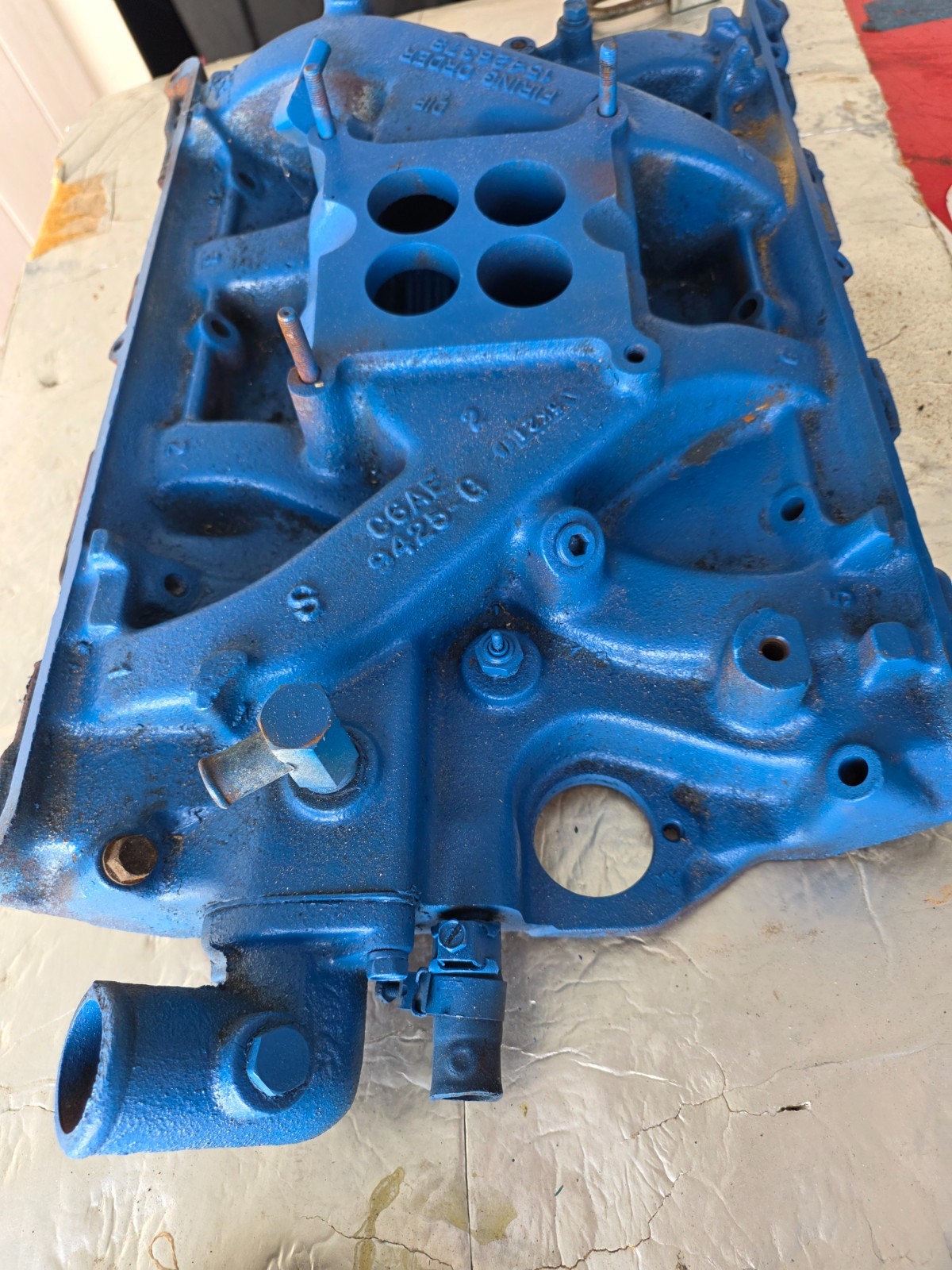 960's FORD Big Block FE Manifold 4bbl OEM 352,390,410.428. Ford / Mercury 960's FORD Big Block FE Manifold 4bbl OEM 352,390,410.428. Ford / Mercury