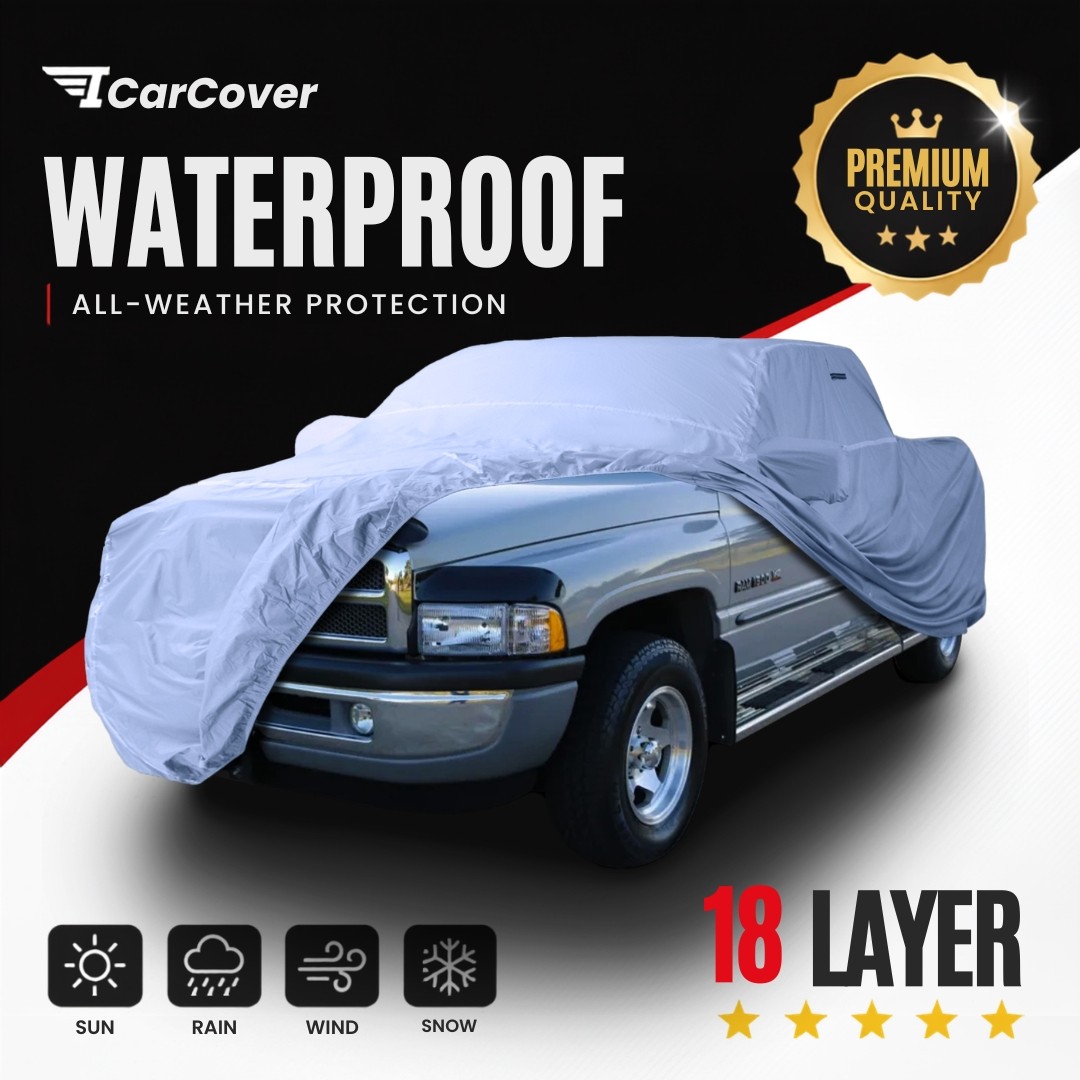 Dodge Ram 1500 1994-2008 Quad Cab Long Bed Waterproof Truck Cover 18 Layer