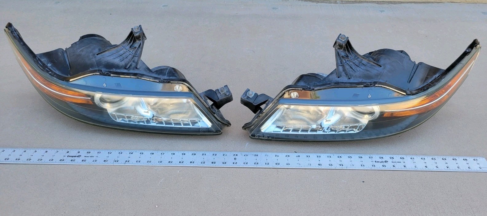 Pair 04 - 08 Acura TL Left Right HID Turn Signal Headlight Assemblies Oem Honda