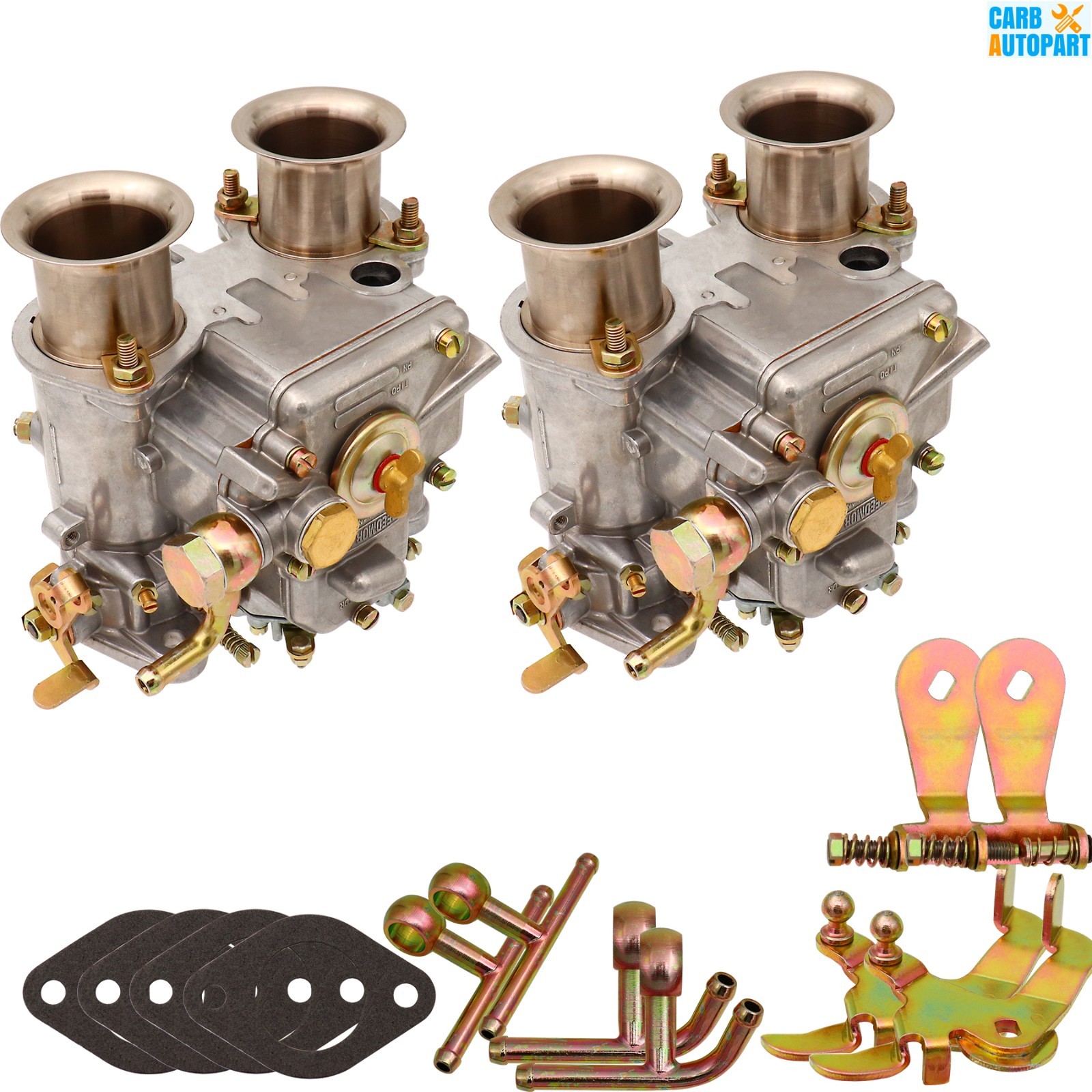 2pcs Carburetor For 40 DCOE Weber 40mm Twin Choke 19550174 4Cyl 6Cyl V8 19550174