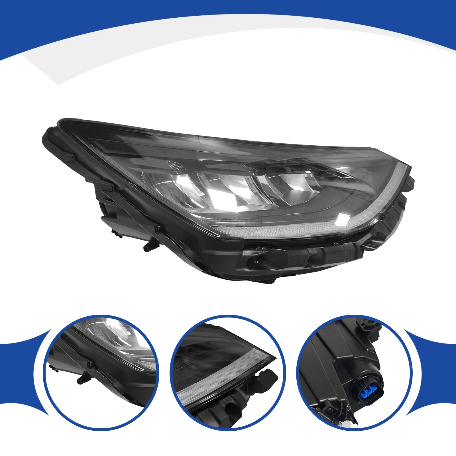 For 2020-2022 Hyundai Sonata SE/SEL/Sport LED Headlights Headlamps Left/Right