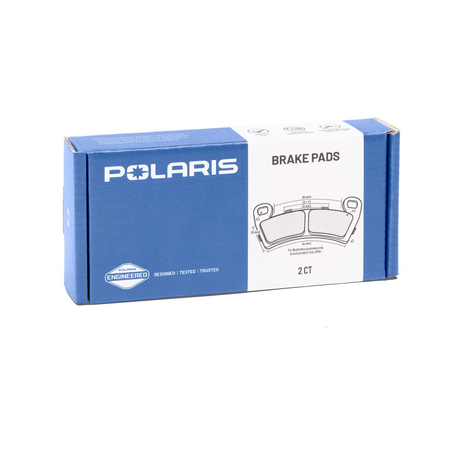 Polaris Sintered Front Brake Pads Set, for SxS & ATV Models - 2205949