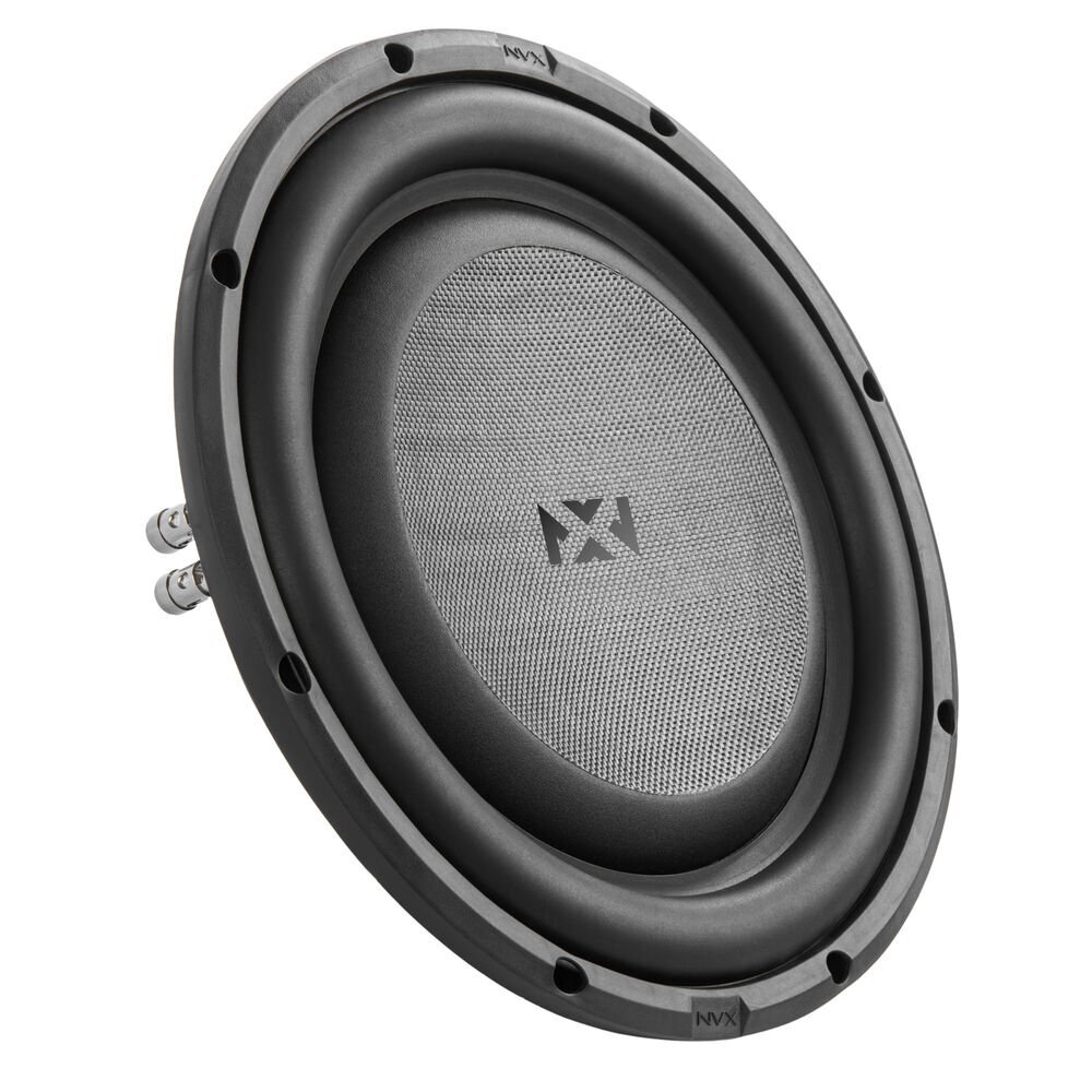 NVX SMW10D4 | S-Series Shallow-Mount Dual 4-Ohm Subwoofer