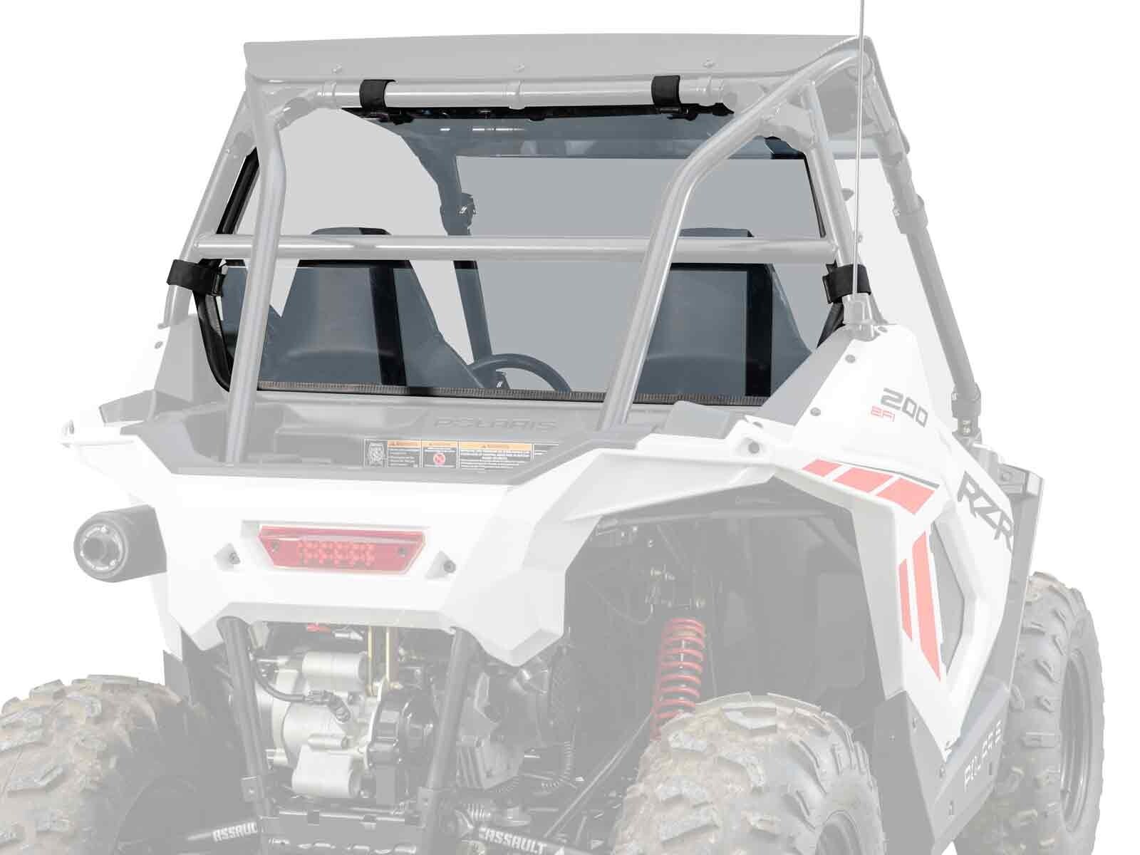 SuperATV Lightly Tinted Polycarbonate Rear Windshield for Polaris RZR 200 (2022+