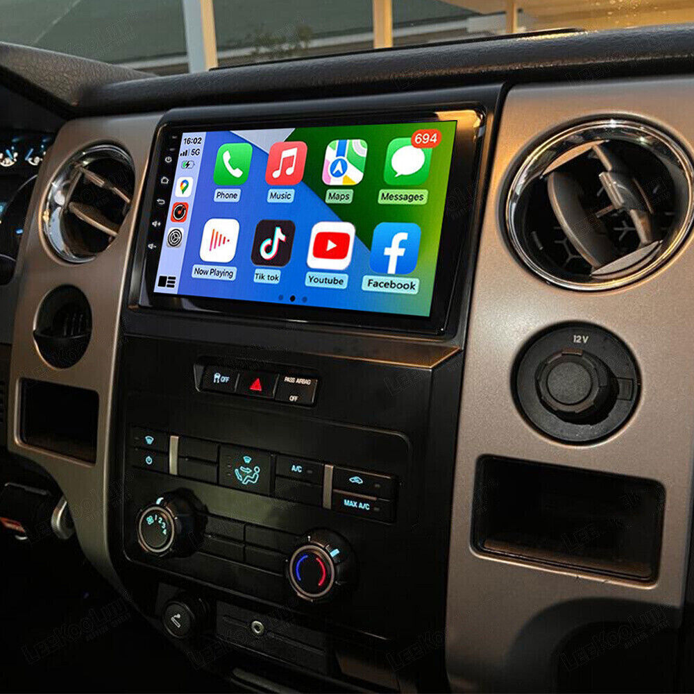 For 2009-2014 Ford F150 WiFi Apple Carplay Radio Android 12.0 RDS GPS Navi AHD