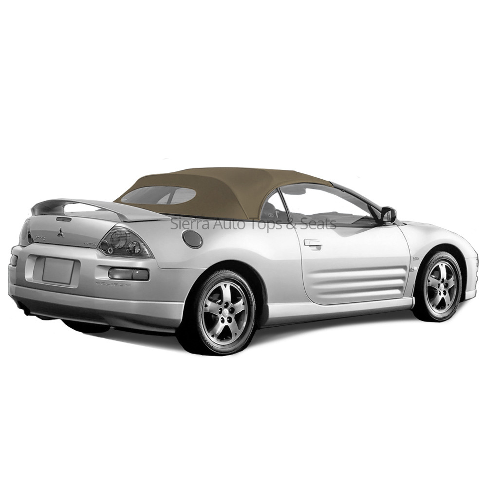 Fits: 2000-05 Mitsibushi Eclipse, Convertible Top, Camel/Tan Vinyl, Glass Window