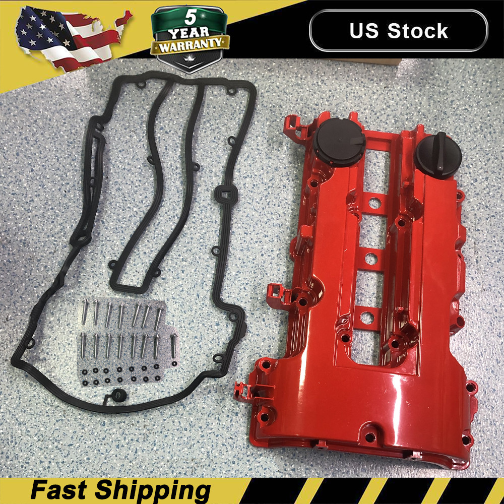 Red Aluminum Valve Cover For Chevy Cruze Sonic Trax Volt 1.4L Turbo 2011-2019