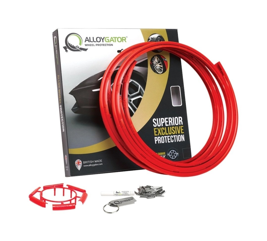 AlloyGator RED Rim Protector EXCLUSIVE (Fits Up to 24 Inch Wheels