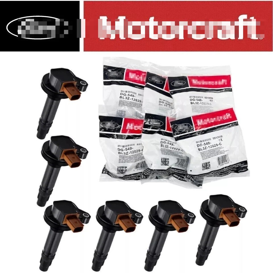 OEM 6Pcs NEW DG-549 Motorcraft Ignition Coils For Ford F150 3.5L BL3Z-12029-C