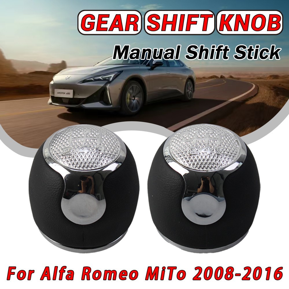 5/6 Speed Gear Shift Knob For ALFA ROMEO 159 2005-2011 Brera 2006-2011Spinne