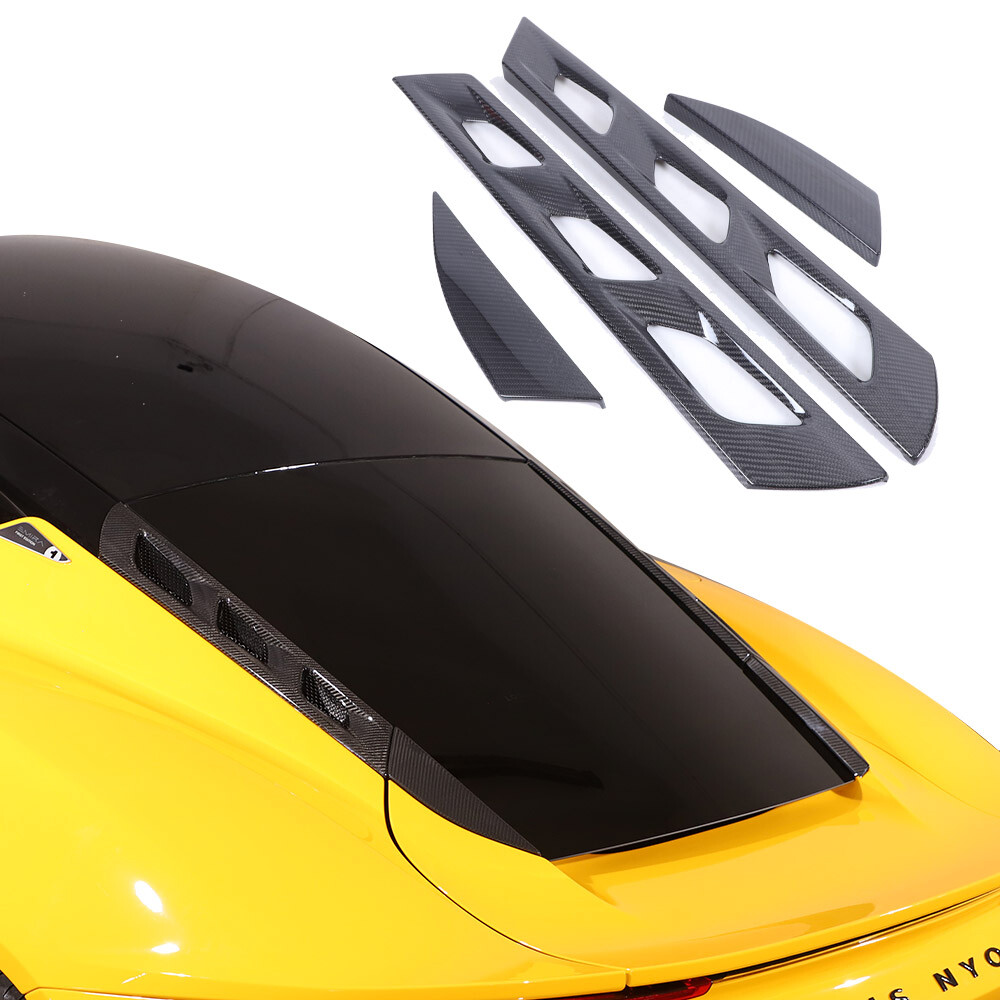 Carbon Fiber Roof Hood Engine Air Vent Outlet Cover For Lotus Emira 2022 23-2024