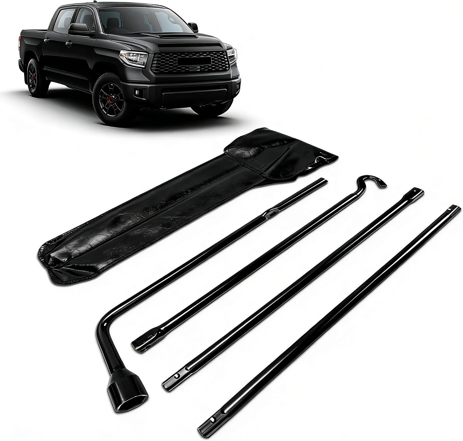 Spare Tire Tool Kit Jack Handle & Lug Wrench for 2007-2021 Tundra Sequoia Spare Tire Tool Kit Jack Handle & Lug Wrench for 2007-2021 Tundra Sequoia