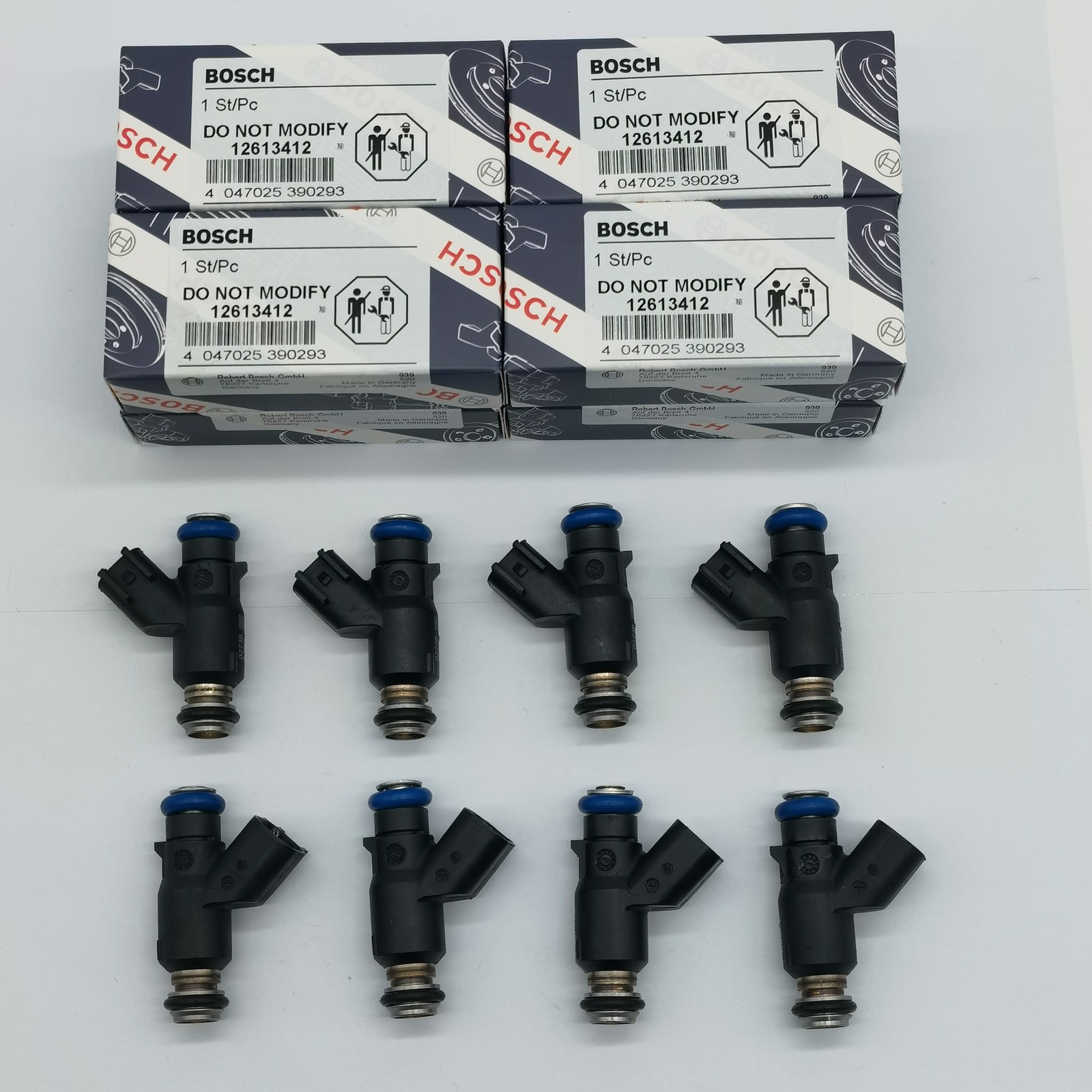 OEM FUEL INJECTORS 6.0L 6.2L 12613412 FLOW MATCHED SET OF 8