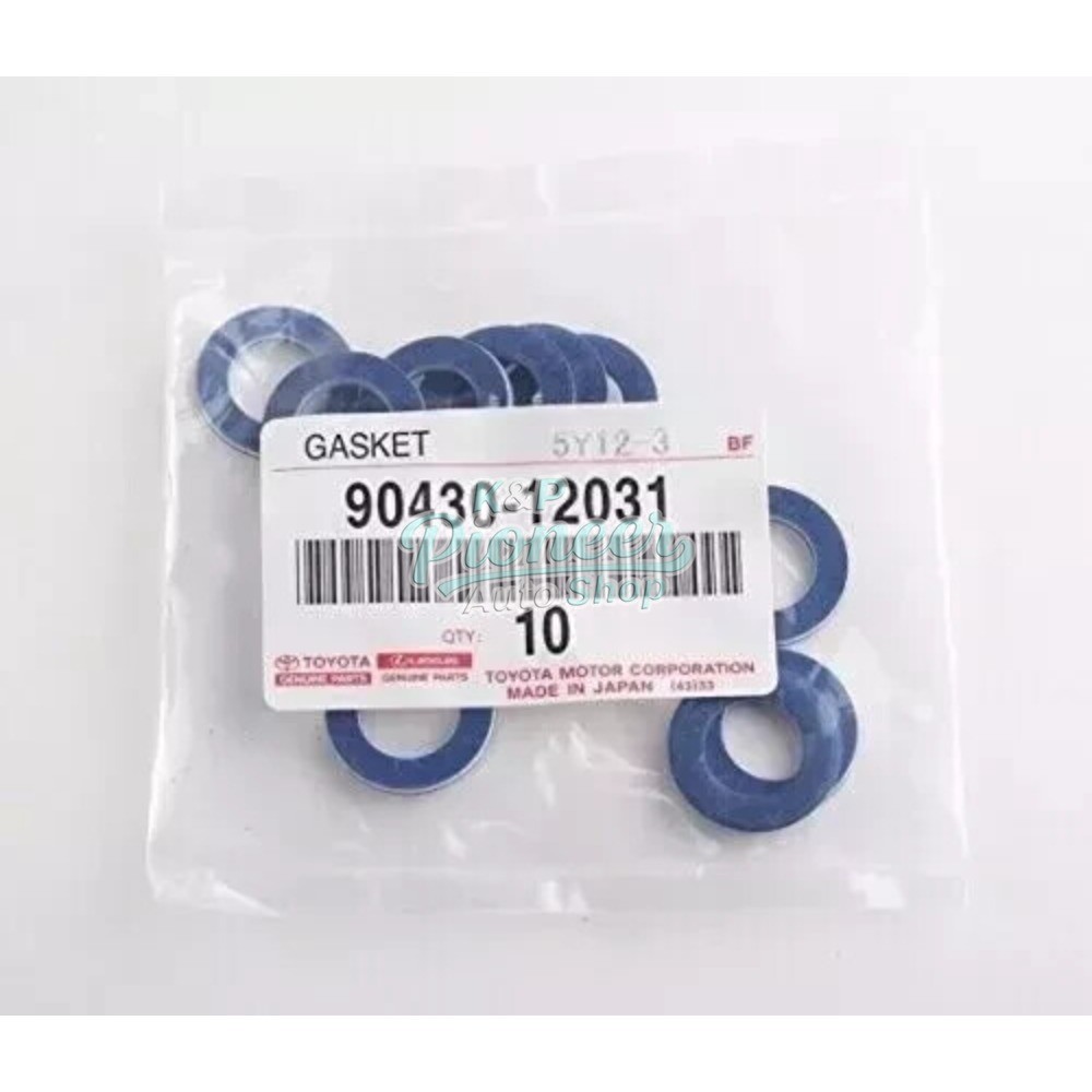 Set of 10 90430-12031 Toyota Lexus Oil Pan Drain Plug Washer Gasket Set of 10 90430-12031 Toyota Lexus Oil Pan Drain Plug Washer Gasket
