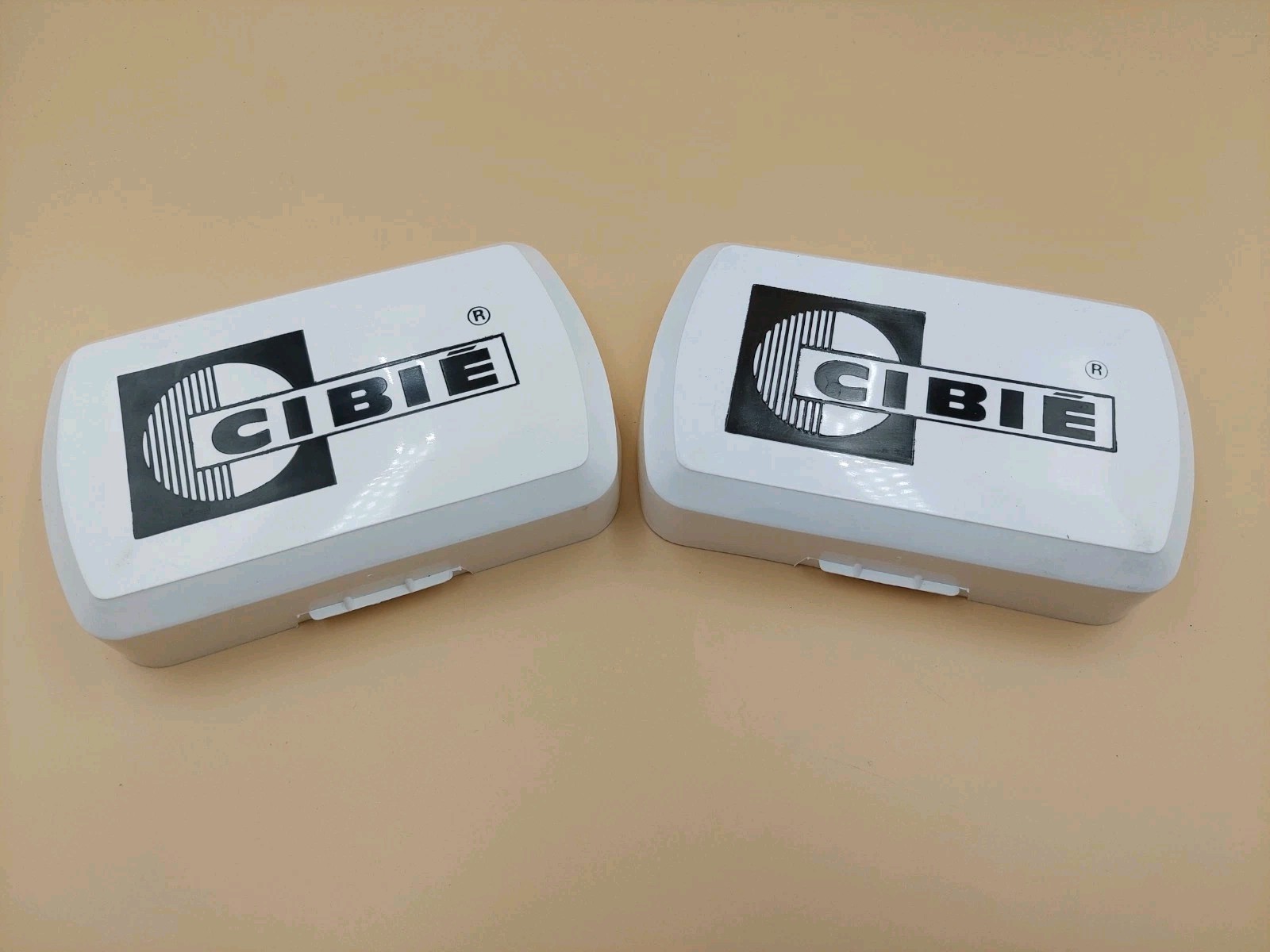 CIBIE 35 AIRPORT FOG LAMP COVERS NOS VINTAGE White  A Pair Made in Frence