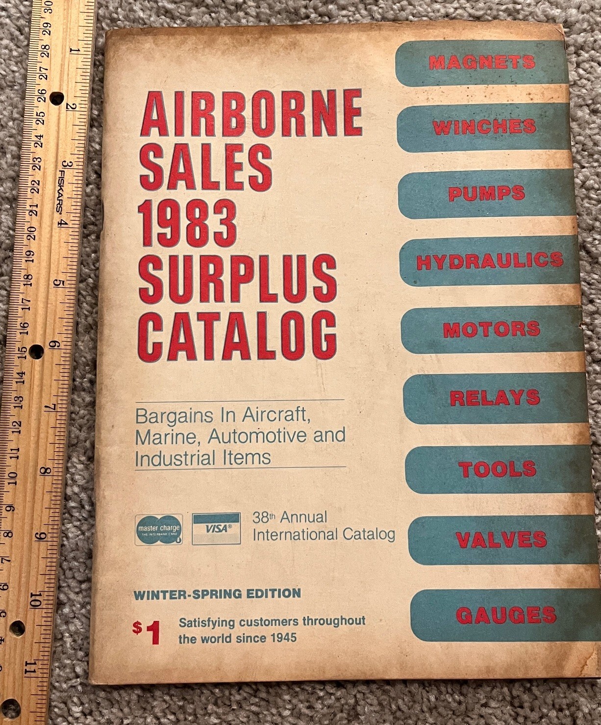 Airborne Sales 1983 Surplus Catalog Aviation Airplane Parts Airborne Sales 1983 Surplus Catalog Aviation Airplane Parts