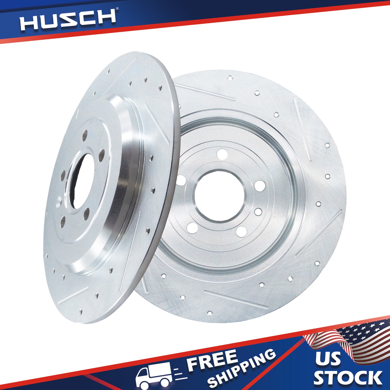 REAR Disc Brake Rotors For Ford Edge Explorer Flex Taurus Five Hundred NEW