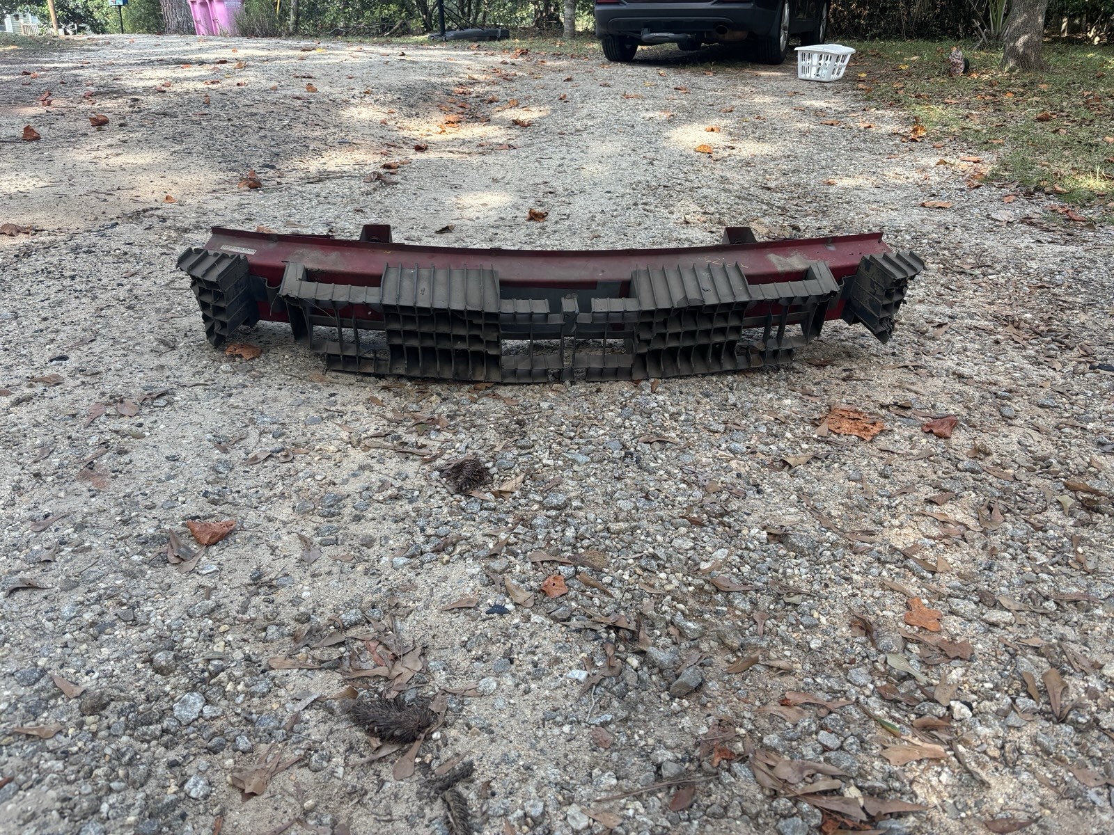 1985-90 Pontiac Firebird Front Impact Bar And Absorber Pad OEM