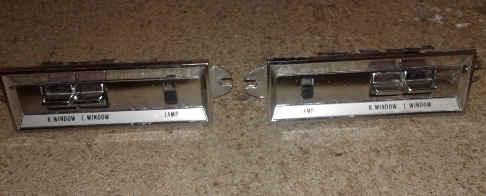 1971 1973 1975 Cadillac Series 75 Fleetwood Sedan window switches 1971 1973 1975 Cadillac Series 75 Fleetwood Sedan window switches
