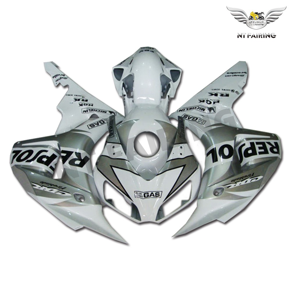 FSM US Stock Injection Fairing kit Fit for HONDA 2006 2007 CBR1000RR Red Gray