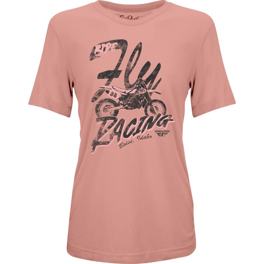 Fly Racing Women\'s Vintage T-Shirt - Pink, Medium 356-4033M