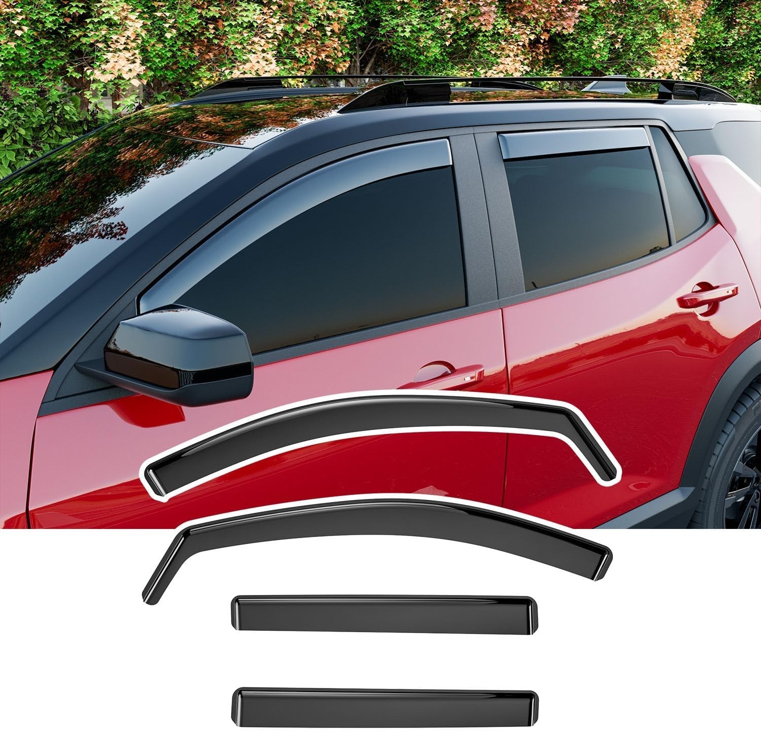 Side Window Visor Deflector Rain Deflectors For 2025 2026 Chevy Equinox No EV Side Window Visor Deflector Rain Deflectors For 2025 2026 Chevy Equinox No EV