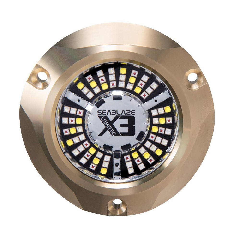 Lumitec SeaBlaze X3 Spectrum LED Underwater Light - Full-Color RGBW - 101946