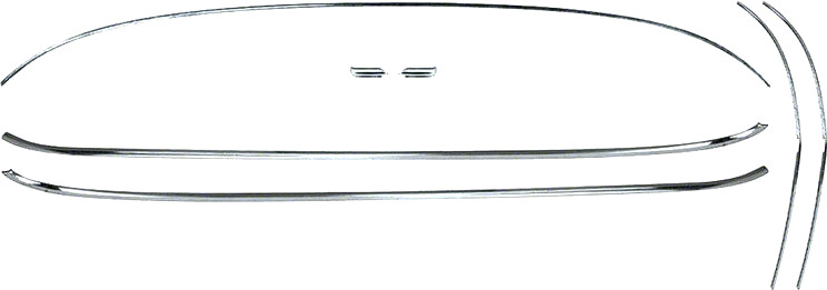 OER 7 Piece Exterior Molding Kit Hood Fender Doors For 1970-1981 Chevy Camaro
