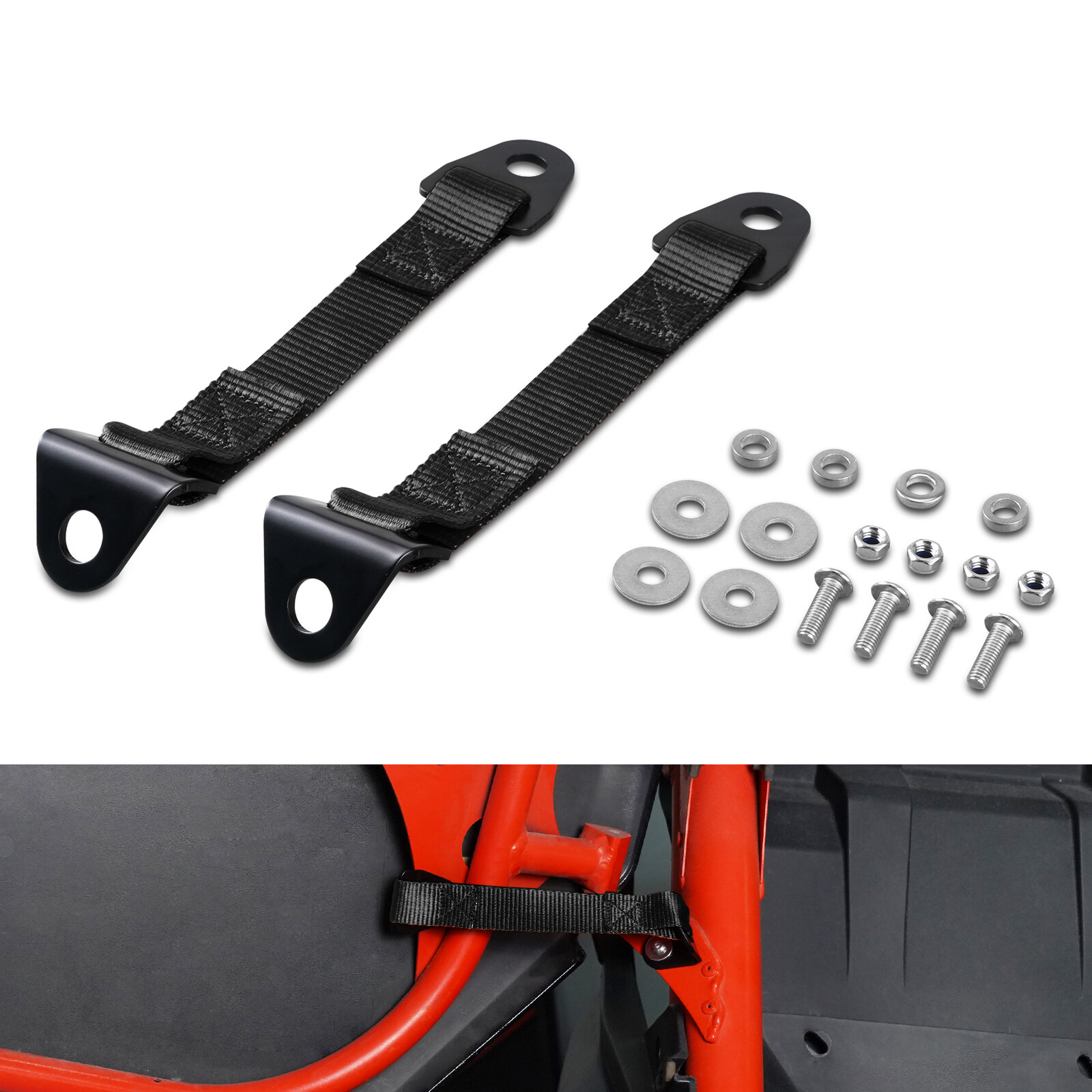 Upgrade Door Limiter Check Straps For Can-Am Maverick X3 RR R Max TURBO 2017-23