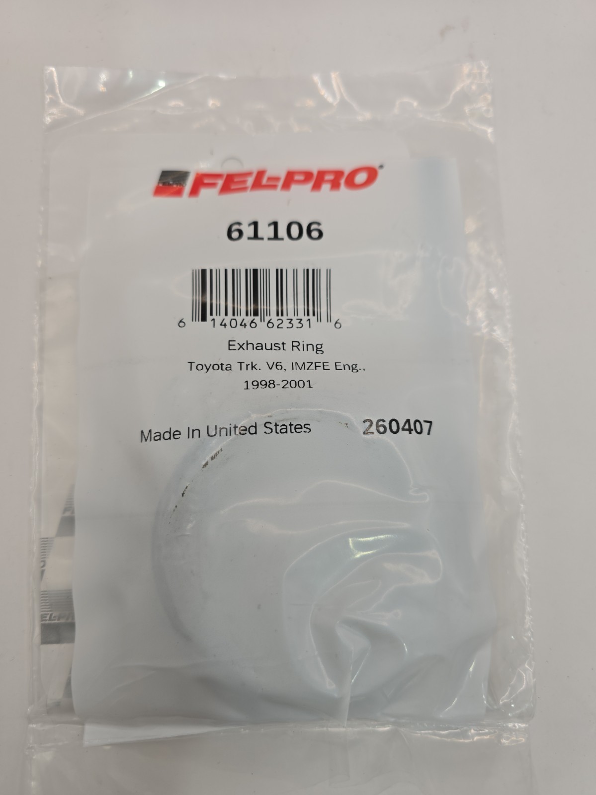 Fel-Pro 61106 Exhaust Pipe Flange Gasket Fel-Pro 61106 Exhaust Pipe Flange Gasket