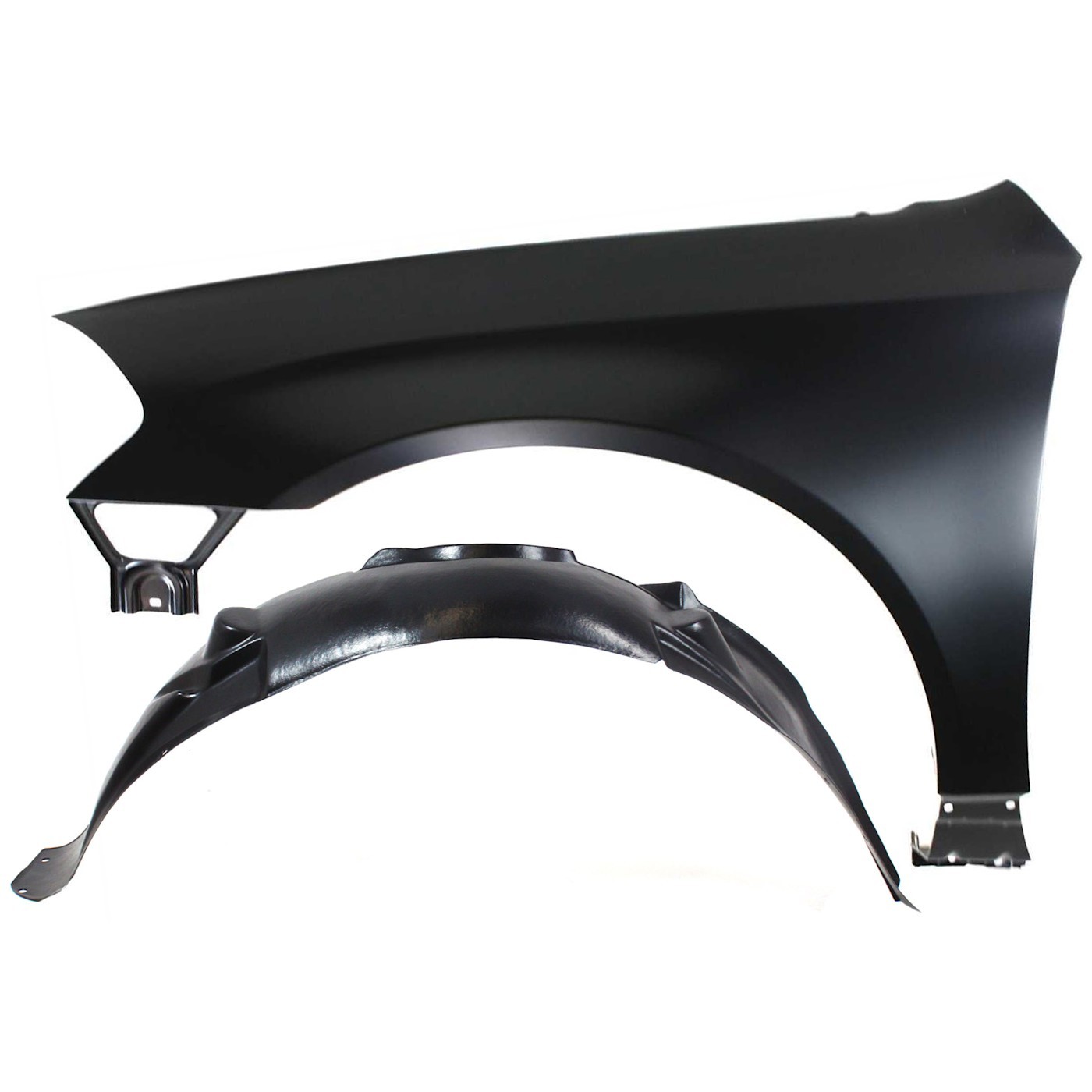 Fender and Fender Liner Kit For 2006-13 Chevrolet Impala Front Left Primed Steel