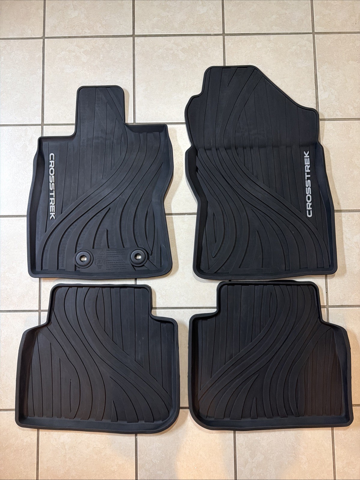 2024-2026 Subaru Crosstrek All Weather Oem Factory Floor Mats Genuine 4pc Set 