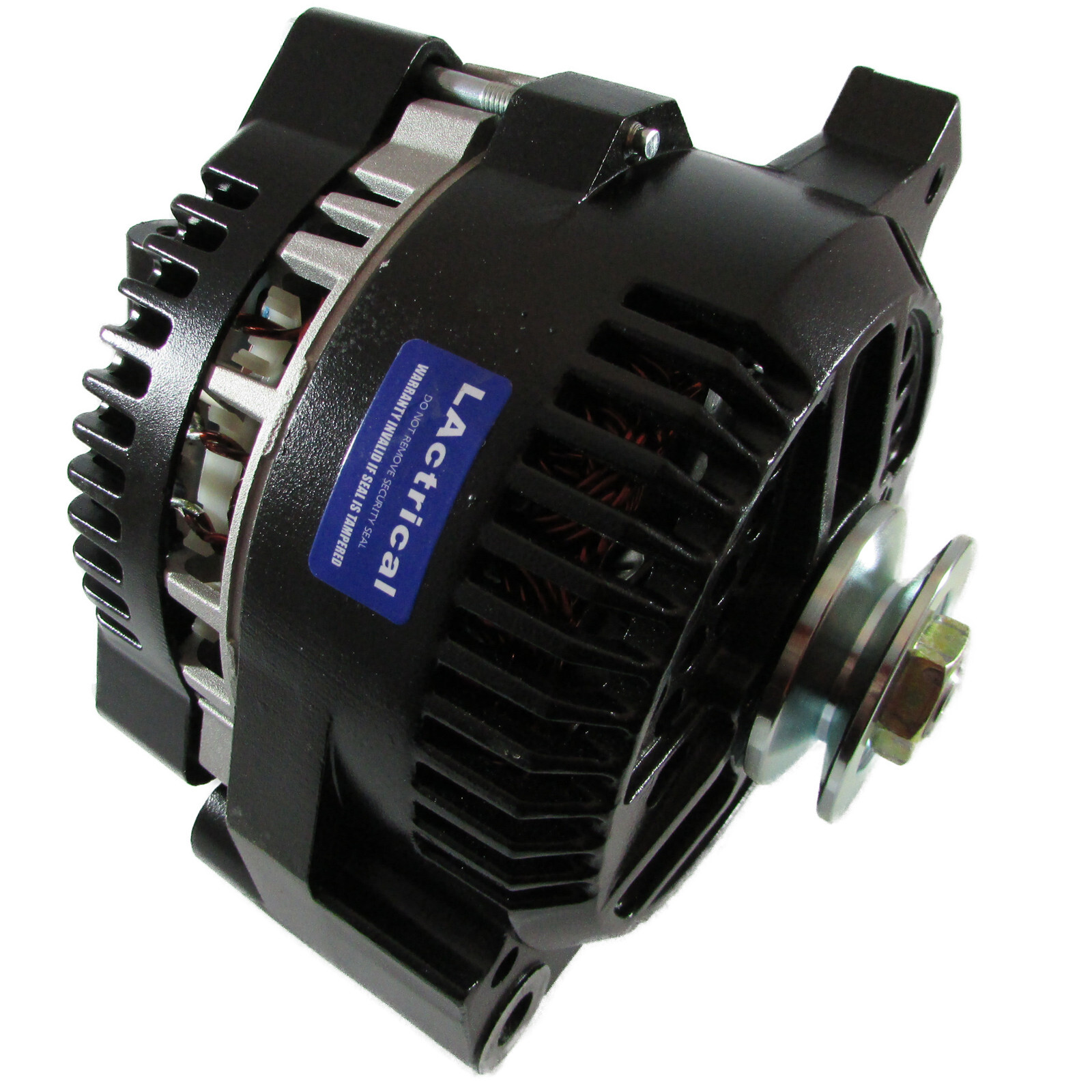 HIGH OUTPUT 250 AMP BLACK ALTERNATOR For FORD LINCOLN HOT ROD CUSTOM ONE WIRE 1G