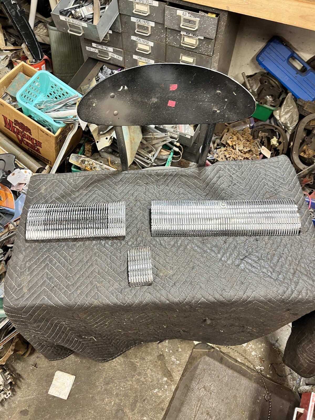 1951 1952 Oldsmobile Glove Box Door Speaker Grill Ashtray 51 52 Olds Original