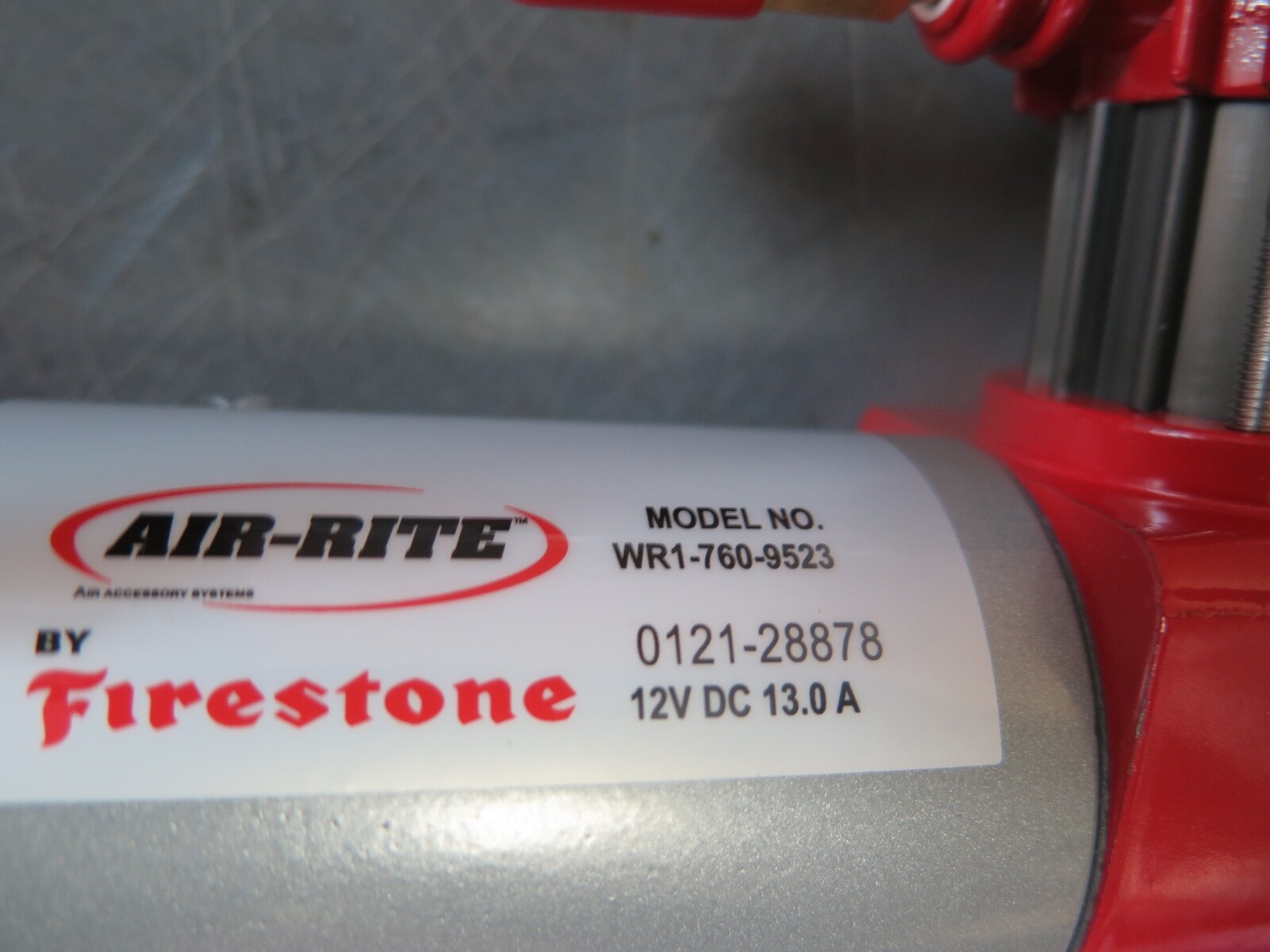 Firestone WR1-760-9523 Light-Duty Air Compressor Not a complete kit.  (2B1-1)