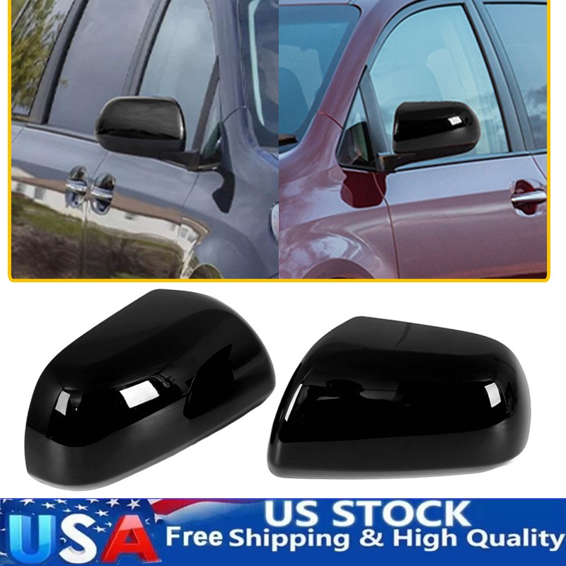 Pair Side Mirror Cover Cap W/O Signal Replacement For 2011-2020 Toyota Sienna US