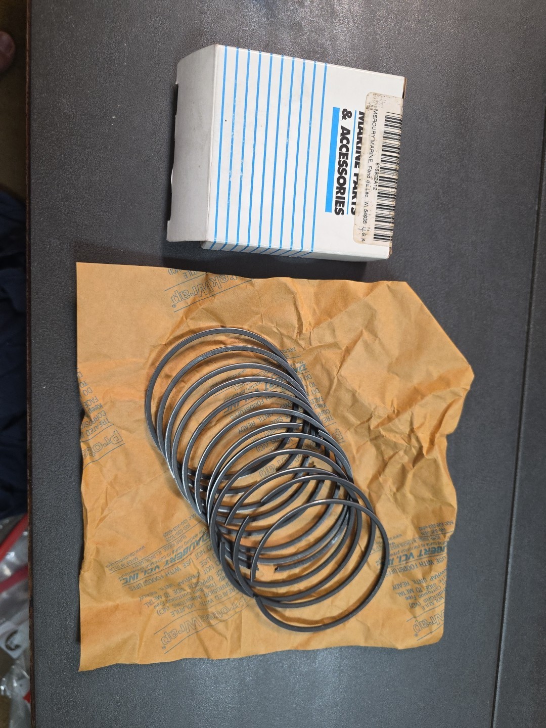 NEW Mercury Quicksilver 39-816802A12 Piston Ring 12pcs OEM NEW Mercury Quicksilver 39-816802A12 Piston Ring 12pcs OEM