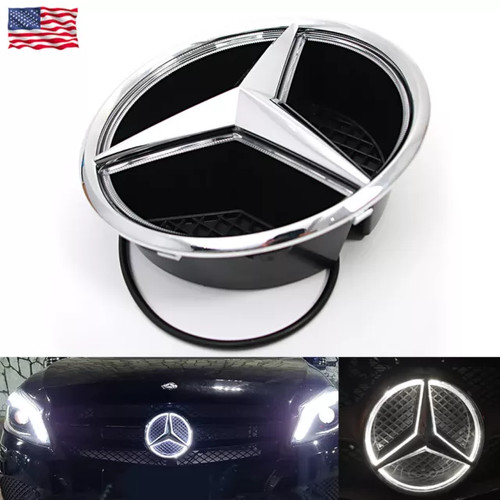 FOR 2015-2018 Mercedes~Benz CLA250/GLK350/E500 LED Grille Star Emblem Light⚡