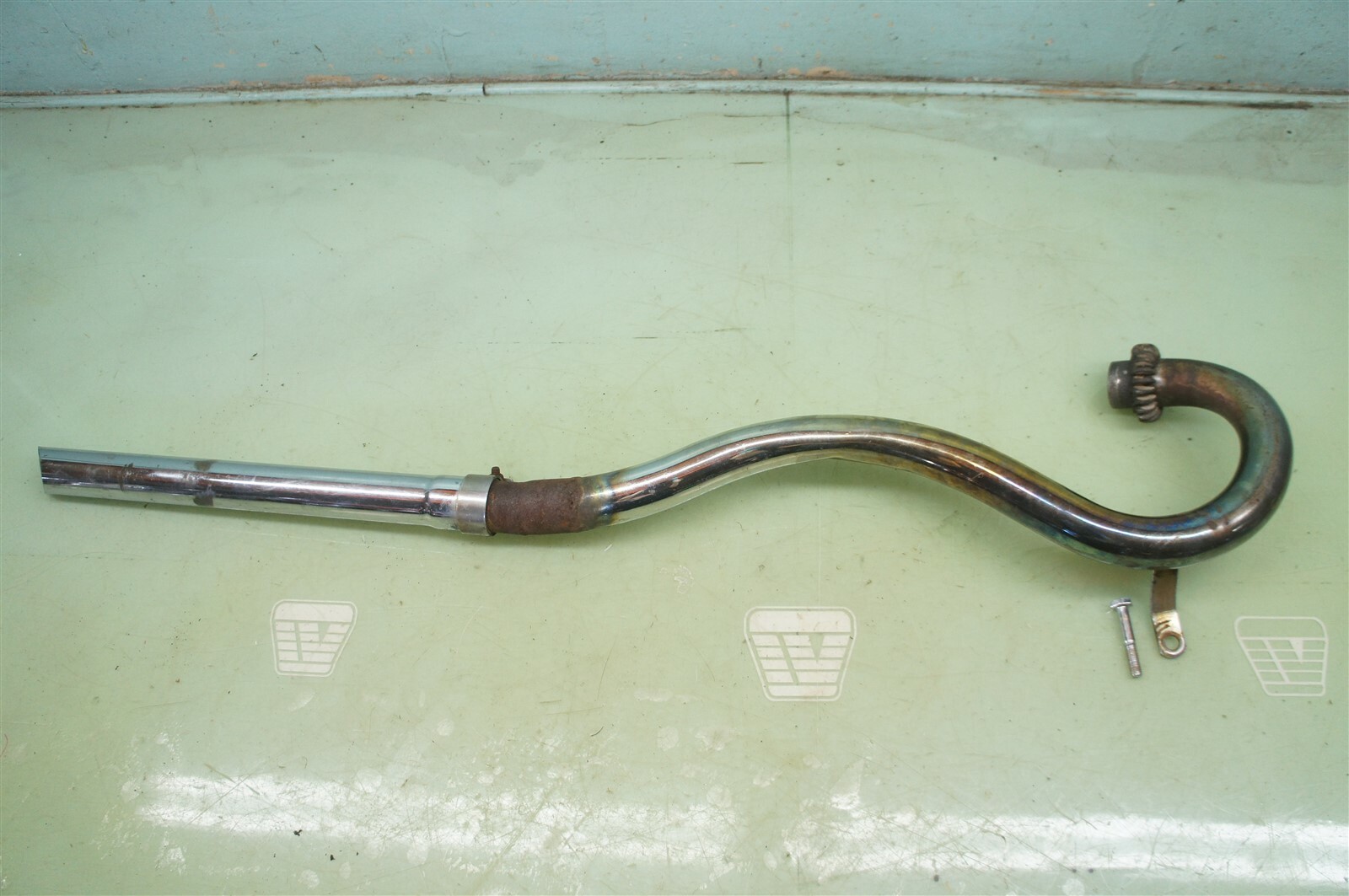 1956 Ariel HS500 Scrambler Single Alloy Hunter HS 500 VH KH HT 2495 EXHAUST PIPE